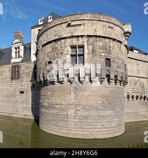 Château de Ducs de Bretagne.Nantes, Loire.France Banque D'Images