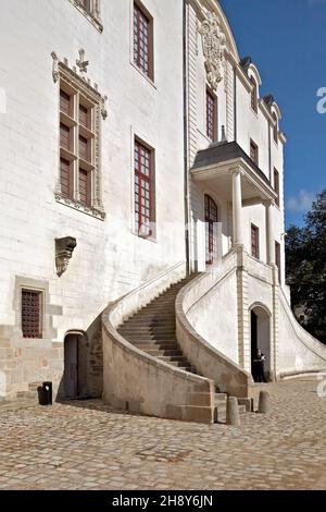 Château de Ducs de Bretagne.Nantes, Loire.France Banque D'Images