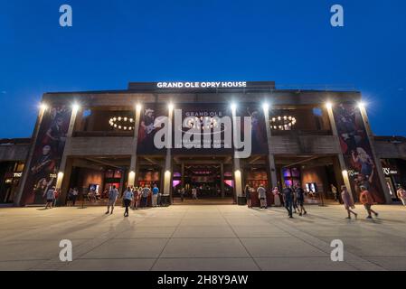 Le Grand Ole Opry est un concert hebdomadaire de musique country à Nashville, Tennessee, qui a été fondé le 28 novembre 1925, Banque D'Images