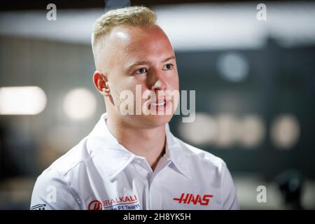 Jeddah, Arabie Saoudite - 02/12/2021, MAZEPIN Nikita (rus), Haas F1 Team VF-21 Ferrari, portrait au cours du Grand Prix saoudien 2021 de Formule 1 stc, 21ème tour du Championnat du monde de Formule 1 de la FIA 2021 du 3 au 5 décembre 2021 sur le circuit de la corniche de Djeddah, à Djeddah,Arabie Saoudite - photo Antonin Vincent / DPPI Banque D'Images