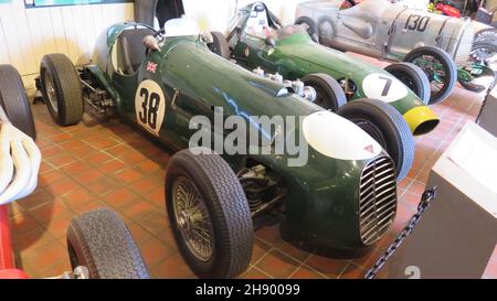 1955 monoplace Cinkard Special, 6 cylindres 4.3 litres (Alvis) au Brooklands Museum, Surrey, Royaume-Uni Banque D'Images