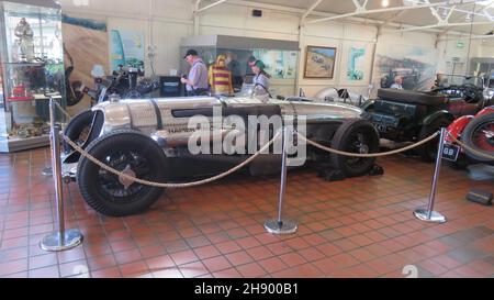 Les Brooklands ont construit le Napier Railton spécial construit pour attaquer les records de vitesse à Brooklands, avec un moteur aero Napier Lion de 24 litres, 12 cylindres. Banque D'Images