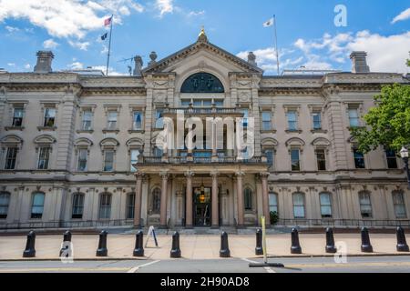 Trenton, New Jersey, États-Unis d'Amérique – 6 septembre 2016.Vue extérieure de l'édifice de la Maison d'État du New Jersey à Trenton, dans le New Jersey Sta Banque D'Images