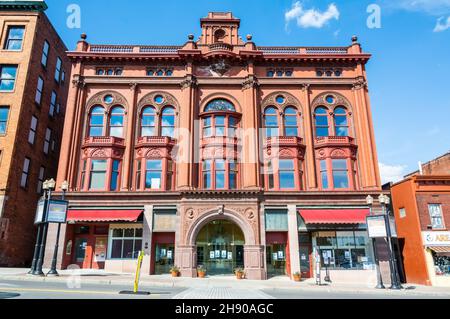 Genève, New York, États-Unis d'Amérique – 13 septembre 2016.Smith Opera House, également connu sous le nom de théâtre de Genève, à Genève, NY. Banque D'Images
