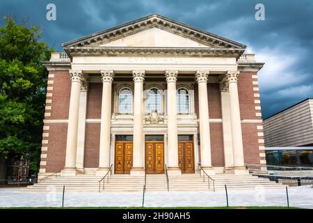 Williamstown, Massachusetts, États-Unis - 14 septembre 2016.Chapin Hall du Williams College de Williamstown, ma. Banque D'Images