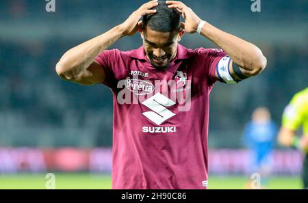 Turin, Italie - 2 décembre 2021, Bremer (Torino FC) pendant le championnat italien Serie Un match de football entre Torino FC et Empoli FC le 2 décembre 2021 au Stadio Olimpico Grande à Turin, Italie - photo: Nderim Kacili/DPPI/LiveMedia Banque D'Images