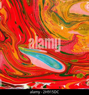 Texture décorative en marbre.La peinture abstraite peut être utilisée comme arrière-plan tendance pour les papiers peints, les affiches, les cartes, les invitations, les sites Web.Brillant, juteux Banque D'Images