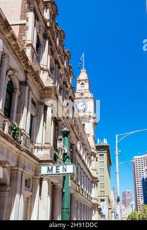 Melbourne toilettes publiques en Australie Banque D'Images