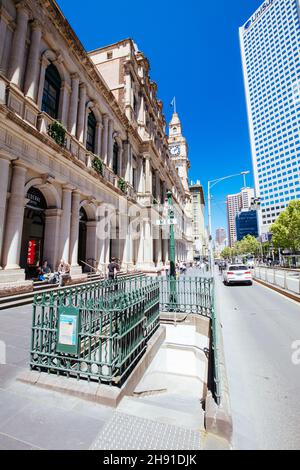 Melbourne toilettes publiques en Australie Banque D'Images