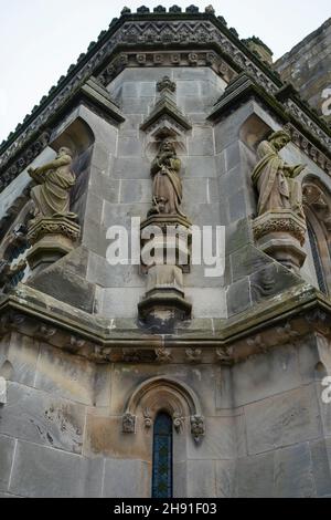 La Chapelle de Rosslyn, Midlothian, Ecosse Banque D'Images