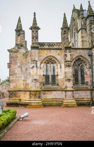 La Chapelle de Rosslyn, Midlothian, Ecosse Banque D'Images