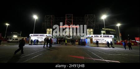 Manchester, Angleterre, le 2 décembre 2021.Une vue générale du stade avant le match de la Premier League à Old Trafford, Manchester.Le crédit photo devrait se lire: Andrew Yates / Sportimage Banque D'Images