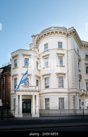 Résidence de l'ambassadeur d'Argentine à Londres, Angleterre. Banque D'Images