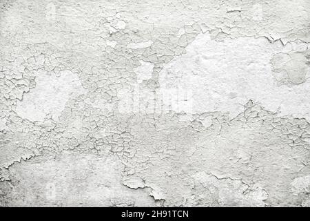 Texture, mur, béton, il peut être utilisé comme arrière-plan.Fragment de mur avec rayures et fissures conception horizontale sur ciment et béton texture pour Banque D'Images