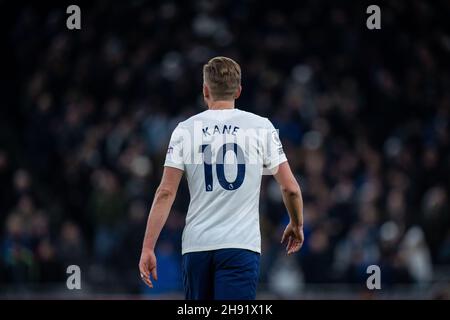 LONDRES, ANGLETERRE - DÉCEMBRE 02 : Harry Kane lors du match de la Premier League entre Tottenham Hotspur et Brentford au stade Tottenham Hotspur sur de Banque D'Images