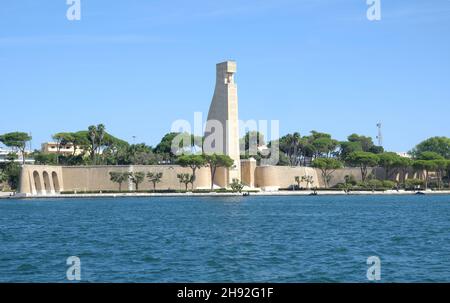 Monument aux marins d'Italie, Apulia, Brindisi Banque D'Images