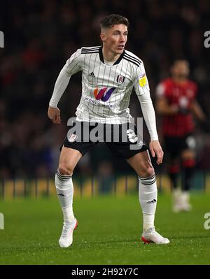 Harry Wilson de Fulham en action pendant le match du championnat Sky Bet à Craven Cottage, Londres.Date de la photo: Vendredi 3 décembre 2021. Banque D'Images