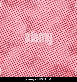 Grunge l'arrière-plan en pointillés roses.Élément de design tendance et sale.Cercles tachetés.Texture des points de superposition.Style salopant Illustration de Vecteur