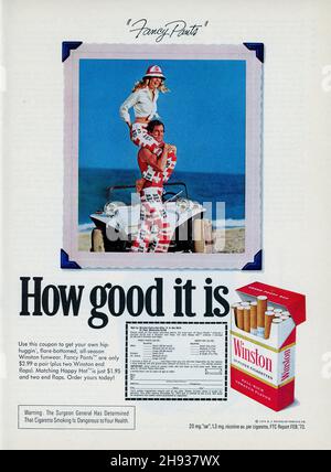 Août 1973 « Playboy » publication publicitaire, États-Unis Banque D'Images