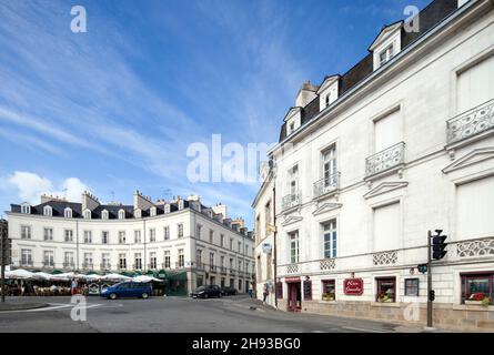 À partir de la place Gambetta, rue Ferdinand Le Dressay, Vannes, département du Morbihan, Bretagne, France Banque D'Images