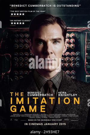 DATE DE SORTIE: 25 décembre 2014 TITRE: The imitation Game STUDIO: Weinstein Company.DIRECTEUR: Morten Tyldum.TRACÉ: Le mathématicien et le logicien anglais, Alan Turing, aide à craquer le code Enigma pendant la Seconde Guerre mondialeAVEC: Benedict Cumberbatch Keira Knightley Matthew Goode.(Credit: © The Weinstein Company/Entertainment Pictures) Banque D'Images