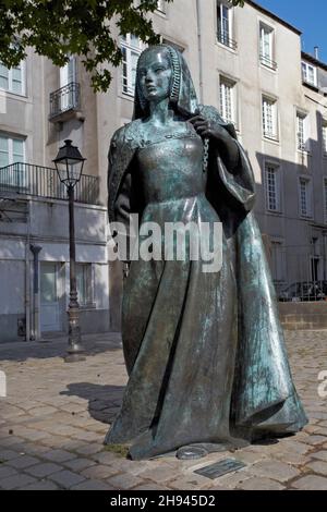 Monument d'Anne de Bretagne.Nantes, Loire-Atlantique.France Banque D'Images