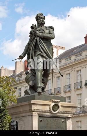 Monument Pierre Cambronne.Place Cambronne.Nantes.Loire-Atlantique.France Banque D'Images