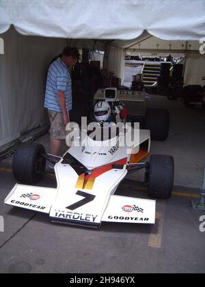 John Crawford, McLaren M23, lors de la réunion Tasman GP, Pukekohe Park Raceway Auckland NZ 25 janvier 2008 Banque D'Images