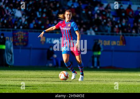 Sant Joan Despí, Espagne, 4, décembre 2021.Ligue des femmes espagnoles: FC Barcelona v Athletic Club.Crédit : Joan Gosa/Alay Live News Banque D'Images