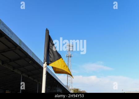 Cambridge, Royaume-Uni.04e décembre 2021.Vue générale à l'intérieur du stade avant le deuxième match de la FA Cup entre Cambridge United et Exeter City au R Costaings Abbey Stadium, Cambridge, Angleterre, le 4 décembre 2021.Photo de Kevin Hodgson/Prime Media Images.Crédit : Prime Media Images/Alamy Live News Banque D'Images