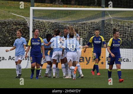 Rome, Italie.04e décembre 2021. Pendant le 10e jour de la série A Championship entre S.S. Lazio Women et Hellas Verona Women au stadio Mirko Fersini le 4 décembre 2021 à Formello, Italie.Crédit : Agence photo indépendante/Alamy Live News Banque D'Images