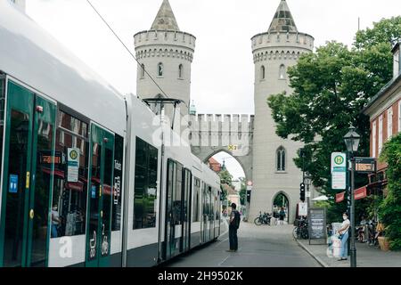 Nauener Tor - porte historique de la ville de Potsdam, Allemagne.Photo de haute qualité Banque D'Images