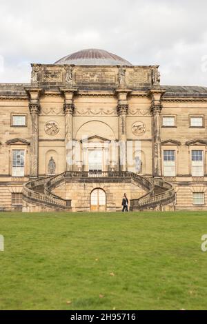 Vue sur le Kedleston Hall Derbyshire Banque D'Images