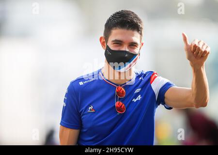 OCON Esteban (fra), Alpine F1 A521, portrait du Grand Prix d'Arabie saoudite 2021 de Formule 1 stc, 21ème tour du Championnat du monde de Formule 1 2021 de la FIA du 3 au 5 décembre 2021 sur le circuit de la corniche de Djeddah, à Djeddah, Arabie Saoudite - photo: Antonin Vincent/DPPI/LiveMedia Banque D'Images