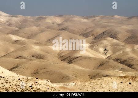 Désert de Judée - région de Benyamin, Israël Banque D'Images