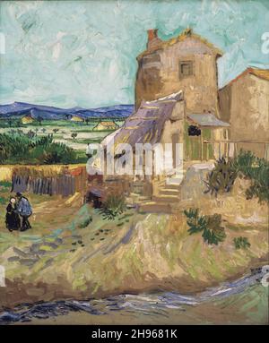 Vincent van Gogh, The Old Mill, 1888, huile sur toile, Buffalo,NY, États-Unis Banque D'Images