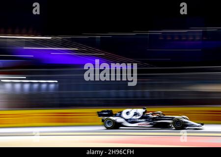 22 TSUNODA Yuki (jap), Scuderia AlphaTauri Honda AT02, action pendant le Grand Prix d'Arabie Saoudite 2021 de Formule 1 stc, 21ème tour du Championnat du monde de Formule 1 2021 de la FIA du 3 au 5 décembre 2021 sur le circuit de la corniche de Djeddah, à Djeddah, Arabie Saoudite - photo DPPI Banque D'Images