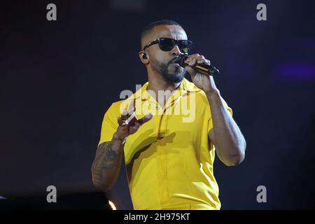 Turne Brothers avec les chanteurs brésiliens Alexandre pires et Seu Jorge à l'Estadio Allianz Park à São Paulo ce samedi 04.(Photo: Vanessa Carvalho/Brazil photo Press) Credit: Brazil photo Press/Alay Live News Banque D'Images