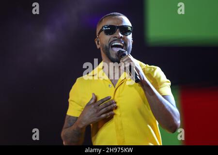 Turne Brothers avec les chanteurs brésiliens Alexandre pires et Seu Jorge à l'Estadio Allianz Park à São Paulo ce samedi 04.(Photo: Vanessa Carvalho/Brazil photo Press) Credit: Brazil photo Press/Alay Live News Banque D'Images