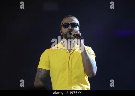 Turne Brothers avec les chanteurs brésiliens Alexandre pires et Seu Jorge à l'Estadio Allianz Park à São Paulo ce samedi 04.(Photo: Vanessa Carvalho/Brazil photo Press) Credit: Brazil photo Press/Alay Live News Banque D'Images