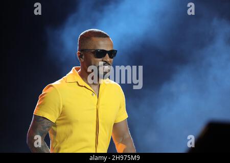 Turne Brothers avec les chanteurs brésiliens Alexandre pires et Seu Jorge à l'Estadio Allianz Park à São Paulo ce samedi 04.(Photo: Vanessa Carvalho/Brazil photo Press) Credit: Brazil photo Press/Alay Live News Banque D'Images