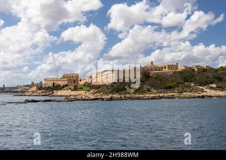 Fort Manoel est un fort d'étoiles sur l'île de Manoel à Gżira, Malte.Game of Thrones le Grand sept de Baelor y a été filmé.Malte, Europe Banque D'Images