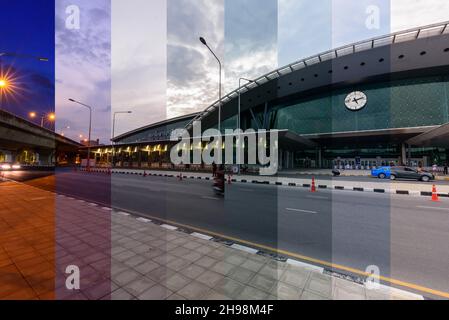 Bangkok , Thaïlande - 13 novembre 2021 : Bang Sue Grand Station nouveau centre de la gare à Bangkok Banque D'Images