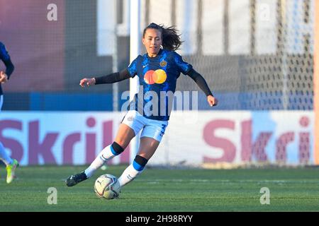 ELIN Landstrom (#3 Inter) pendant la série des femmes Un match entre l'AC Milan et le FC Internazionale au Centre sportif Vismara à Milan, Italie Cristiano Mazzi/SPP Banque D'Images