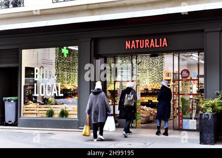 Natura Organic Market - Paris - France Banque D'Images