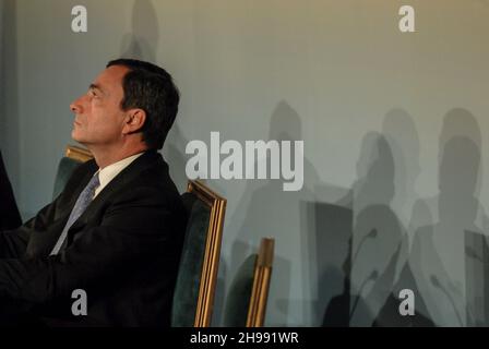 Rome, Italie 31/10/2006: 82e Journée mondiale de l'épargne, en photo Mario Draghi.© Andrea Sabbadini Banque D'Images