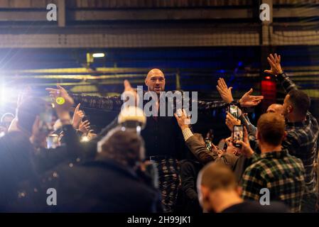 Cardiff, pays de Galles, 5/12/21: Tyson Fury Gypsy King Homecoming Party, Cardiff Vale Sports Arena, Cardiff, pays de Galles, 5/12/21: photo par Andrew Dowling Photography/Alamy Live News Banque D'Images