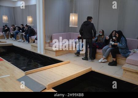 Le Pavillon danois de la 17e Biennale d'architecture à Venise, Italie - 9 novembre 2021. Banque D'Images