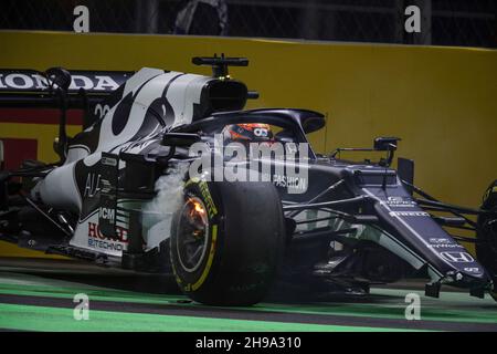 Djeddah, Arabie Saoudite.5 décembre 2021.# 22 Yuki Tsunoda (JPN, Scuderia AlphaTauri Honda), Grand Prix de F1 d'Arabie Saoudite au circuit de Jeddah Corniche le 5 décembre 2021 à Jeddah, Arabie Saoudite.(Photo de HOCH ZWEI) crédit: dpa/Alay Live News Banque D'Images