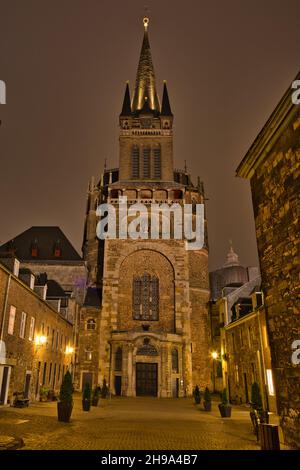 Cathédrale d'Aix-la-Chapelle, patrimoine mondial de l'UNESCO Banque D'Images